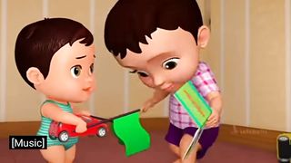 A cartoon video