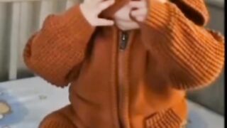 Cute funny little kid