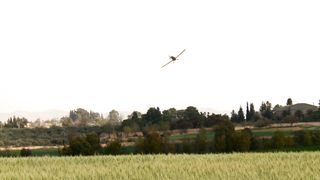 Yellow Agriculture Aircraft Crop Duster