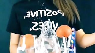 Eggs Putting In The Glass