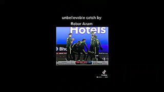 Unbelievable catch by baber azam.good luck baber azam