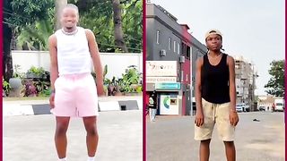 Tiktok dance challenge between two countries.(Ghana and Nigeria)