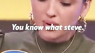 Steve Harvey made her say that.._joy__eggplant__Family feud