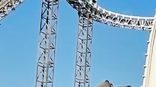 Scary ride at Oakwood park