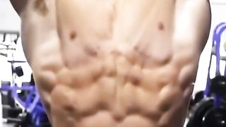 Tristyn Lee training ABS! _chocolate_bar_ - shorts