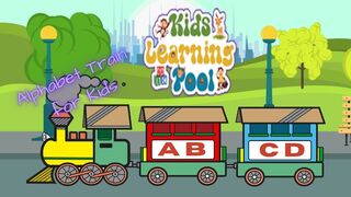 ABC Train for children | Learn Alphabet Train Song | Kids Learning Pool