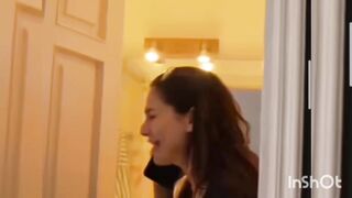 Hania Amir and us ki mastian.