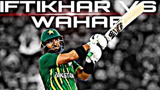 Iftikhar Ahmed Batting 666666 In One Over || Iftikhar Ahmed VS  Wahab Riaz