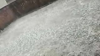 ice rain.