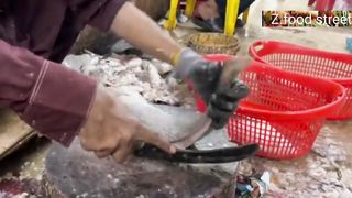 Grille fry fish