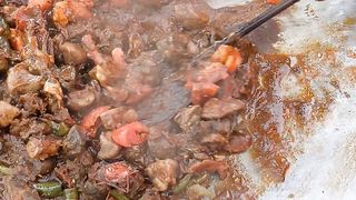 Tawa Fry Kaleji Roadside #kalejifry #streetfood