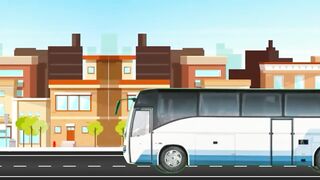 wheels on the bus go round and round /