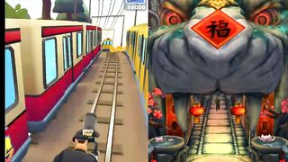 Subway surfers vs TempleRun2