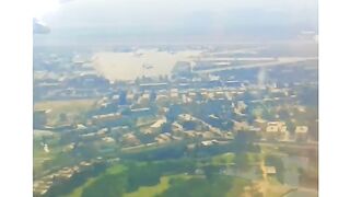 Landing in Karachi Airport