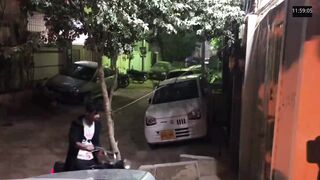 Karachi mai chore CCTV footage