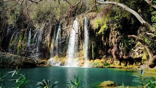 Waterfall, Water flow, beautiful river, waterfall, beautiful natural scene