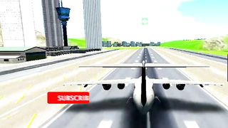 an aeroplane  action on the sky