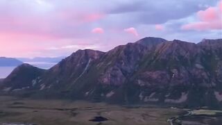 Потрясающий рассвет в Лофотене, Норвегия