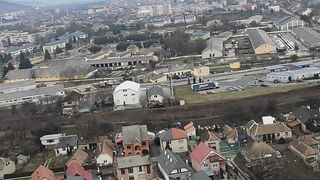 Вид на місто Мукачево