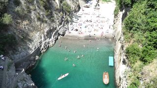 Swimming in the bay