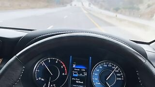 Toyota fortuner over speeding/rash driving