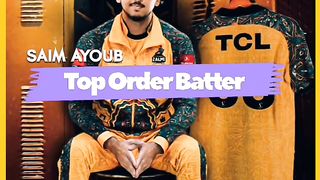 At just 20 years of age, Saim Ayub is one of the most promising cricketers in the country and we have high hopes from the youngster in