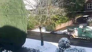 Snow falling in murree