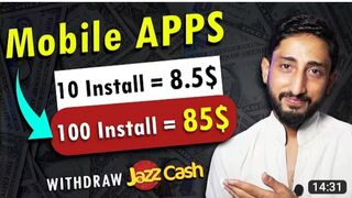 Earn from Mobile phone by apps installs