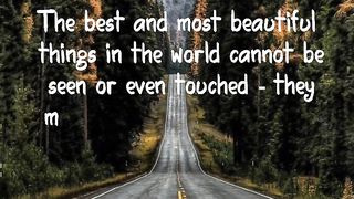 The best and most beautiful Things