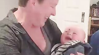 Cute Baby laughing