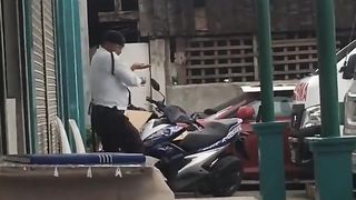 Policeman dance