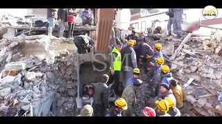 Malatya city turkey nkaz altında kalan yaşlı adam 80 saat sonra kurtarıldı