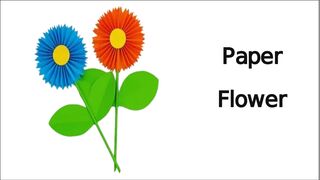 How to make easy paper origami flower