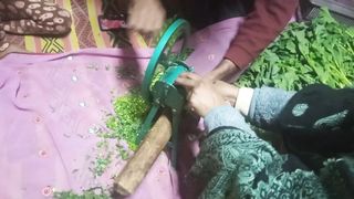 Recipe for chopping fresh greeng part4