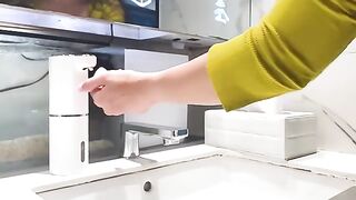 Foam Soap Dispenser Automatic Touchless Sensor USB Smart Foam Machine 300ML Infrared Liquid Soap Dispenser Pump Hand Sanitizer-
