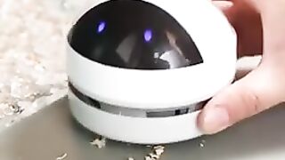 Mini Vacuum Cleaner Desk Table Dust Vacuum Table Sweeper Desktop Cleaner With Clean Brush For Home Office - Vacuum Cleaners.