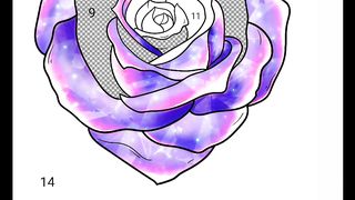 Flower colour filling| #short