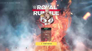 Cody Rhodes Royal Rumble Winner