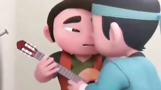 this how i learned playing a guitar #music #guitar #shorts #learn #animation