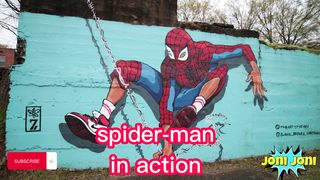 spinder-man in action