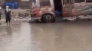 Quetta after torrential rains Brahvi English
