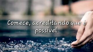 Mensagens motivacionais, se escreva no canal