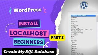 WordPress Install On Localhost | Create My SQL Database Offline | WordPress Course Urdu_Hindi
