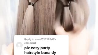 Simple hair style for girls