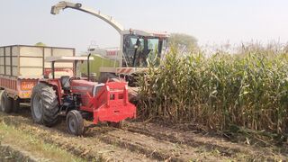 Tractor work ice