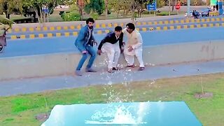 Water jump magic funny video