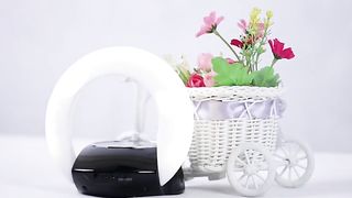 Creative Bluetooth Subwoofer Stereo Speaker LED Desk Lamp Stepless Dimming Folding Touch Atmosphere Night Light
