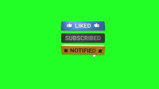 ` Green Screen Subscribe  Button free ✓ No Copyright   By Anil Gite