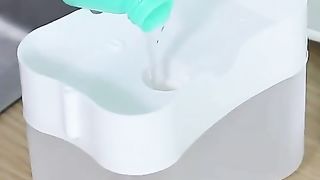 2 in one pump soap dispenser and sponge caddy