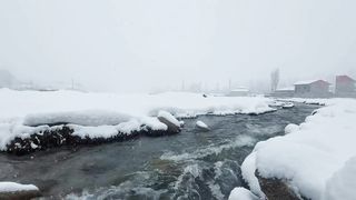 Havey Snowfall in Kumrat Valley.
